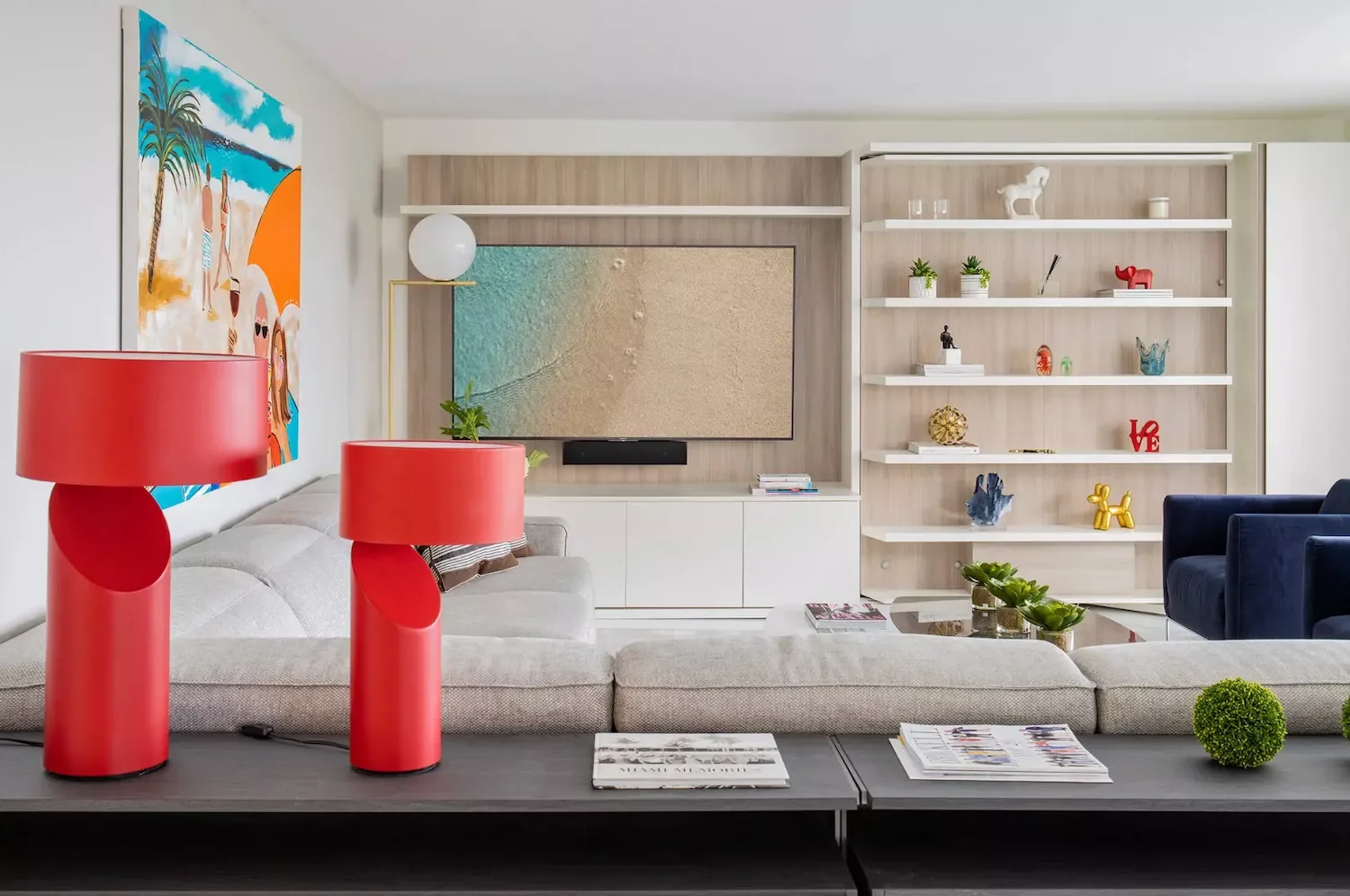 35 Stylish TV Wall Ideas That Transform Your Living Space 11 Coastal TV Wall