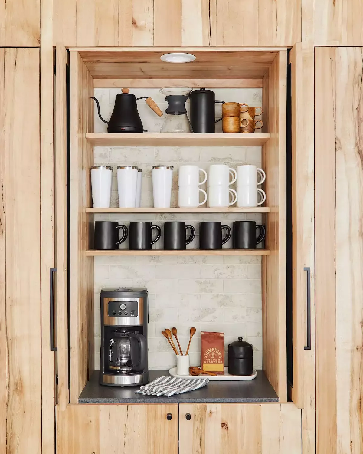 43 Stylish Coffee Bar Ideas That'll Transform Your Morning Routine Coffee Bar Cabinet