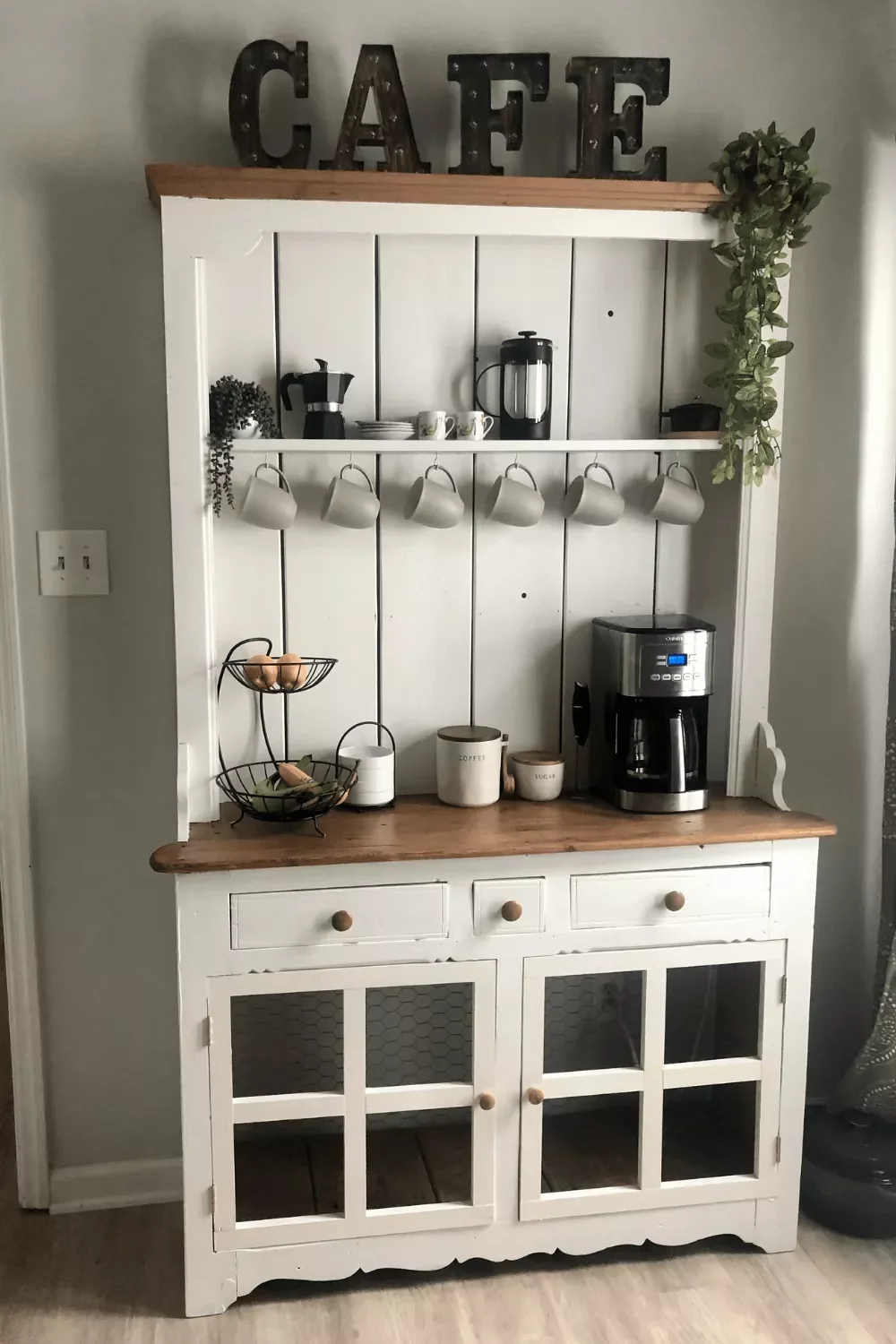 43 Stylish Coffee Bar Ideas That'll Transform Your Morning Routine Coffee Bar Hutch
