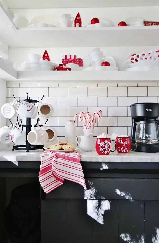 42 Creative Coffee Station Ideas That Will Transform Your Kitchen 40 Coffee Station Mug Rack