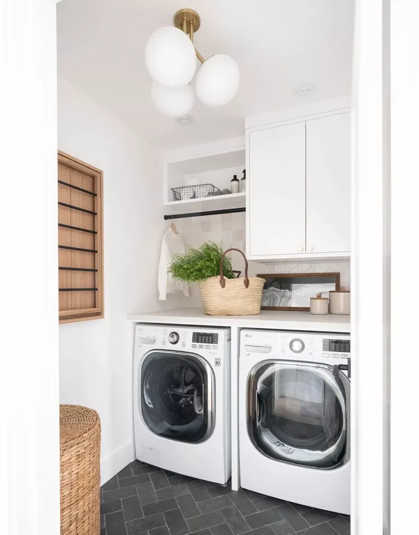 42 Brilliant Laundry Room Organization Solutions to Try This Season Collapsible Hanging Rack