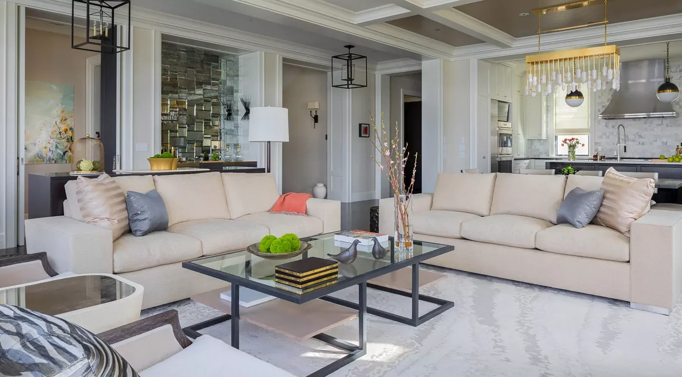 28 Stunning Coffered Ceiling Designs That Transform Any Room 27 Color-Blocked Ceiling