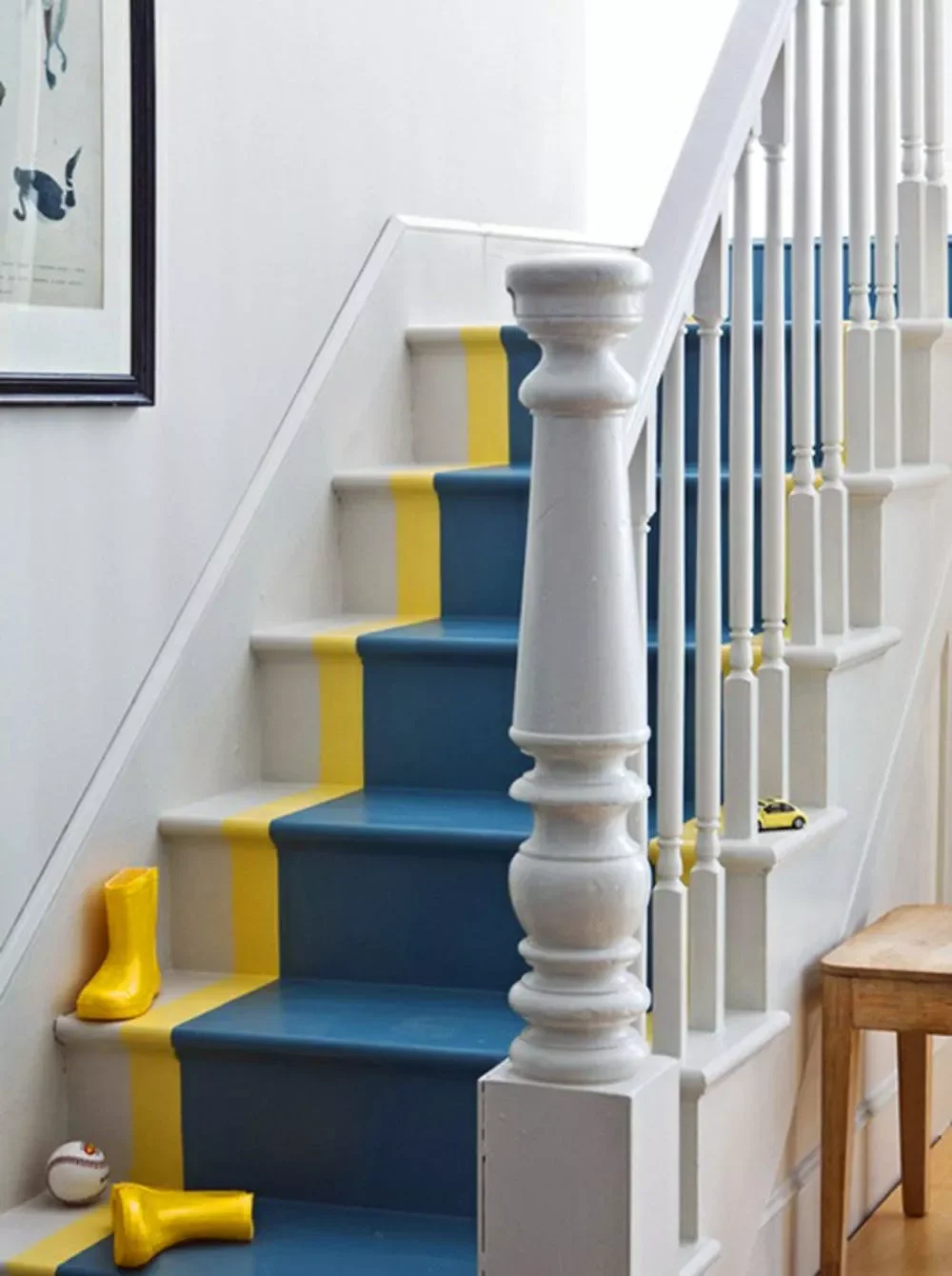 21 Creative Painted Stair Ideas That Will Transform Your Home 21 Color-Blocked Stairs