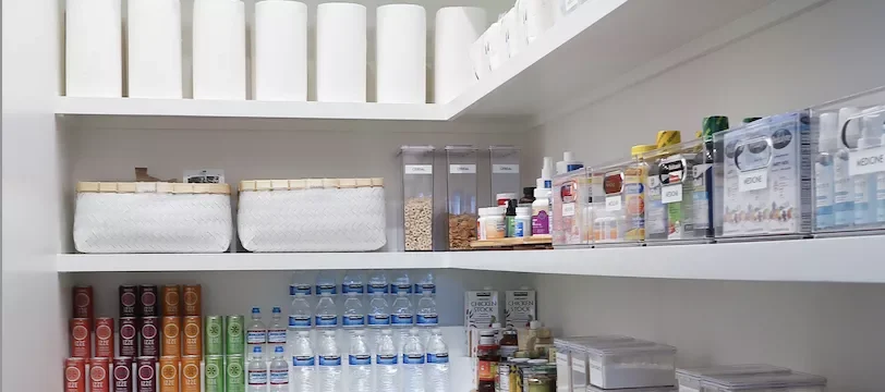 37 Corner Pantry Ideas to Transform Your Kitchen Storage Color-Coded Corner Pantry