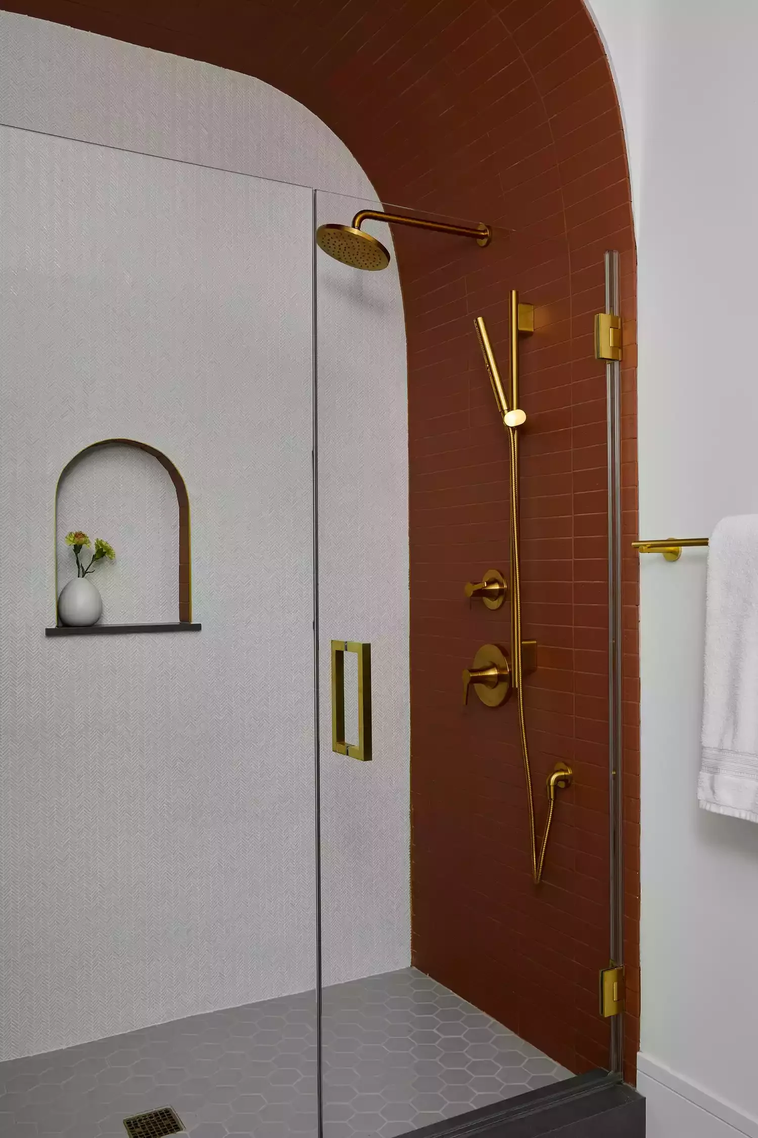 30 Stunning Walk-In Shower Tile Ideas to Transform Your Bathroom 30 Colorful Accent Tile