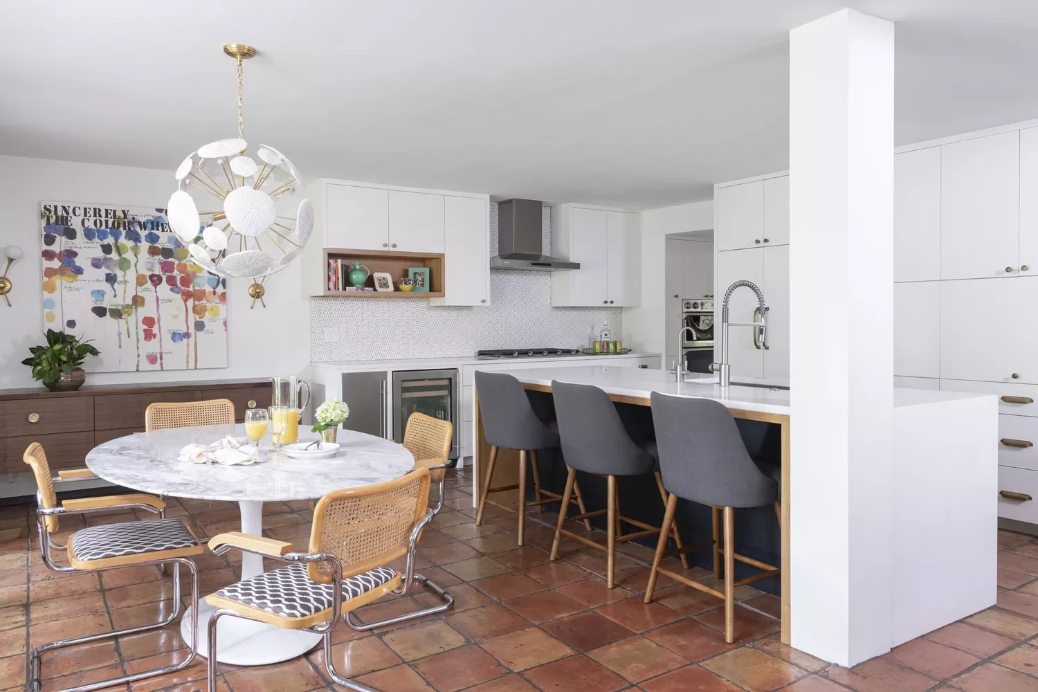 45 Stunning Kitchen Wall Decor Ideas That Transform Your Space 24 Colorful Artwork