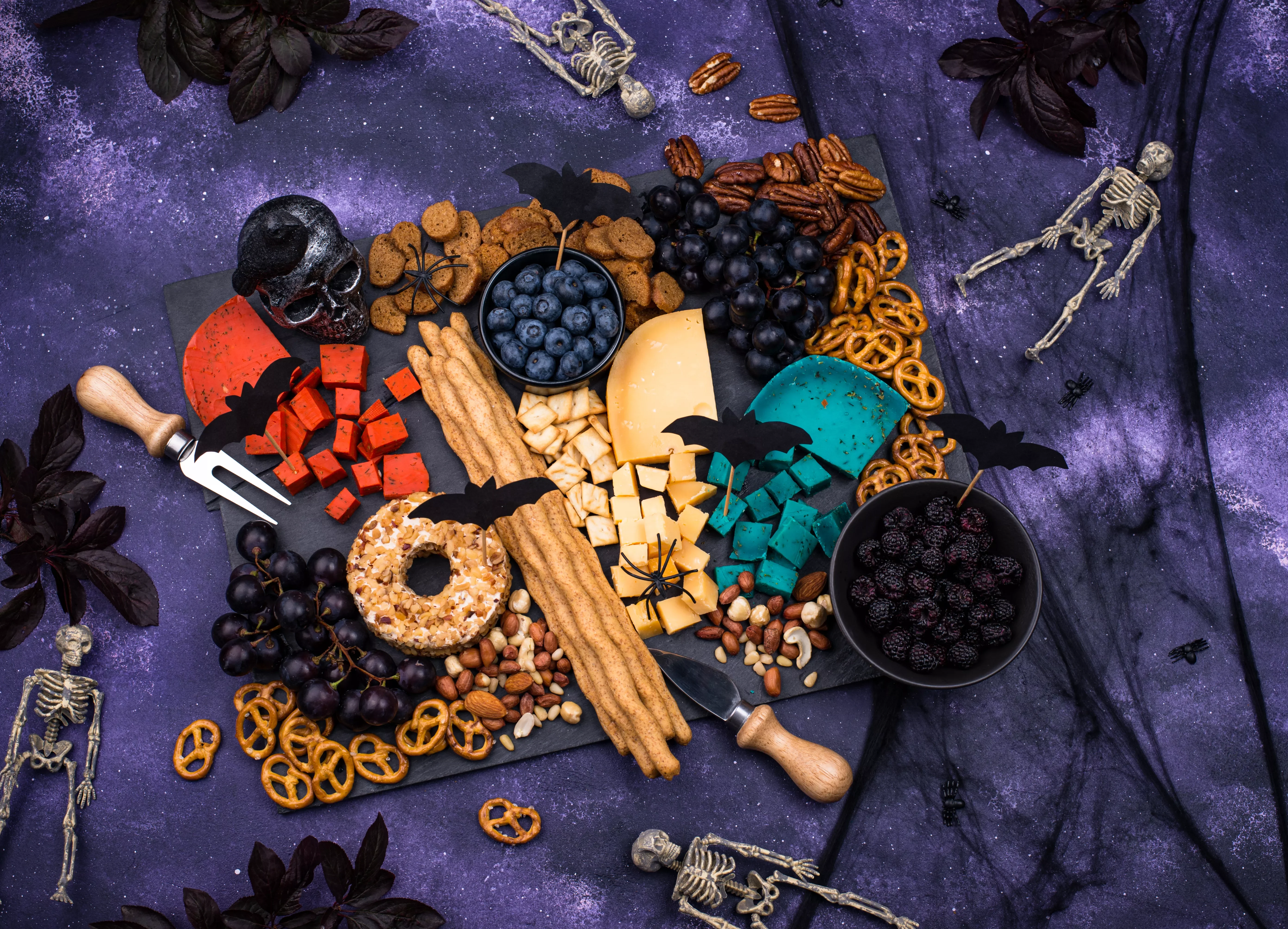 23 Spooky Halloween Charcuterie Board Ideas to Inspire You 16 Colorful Cheese