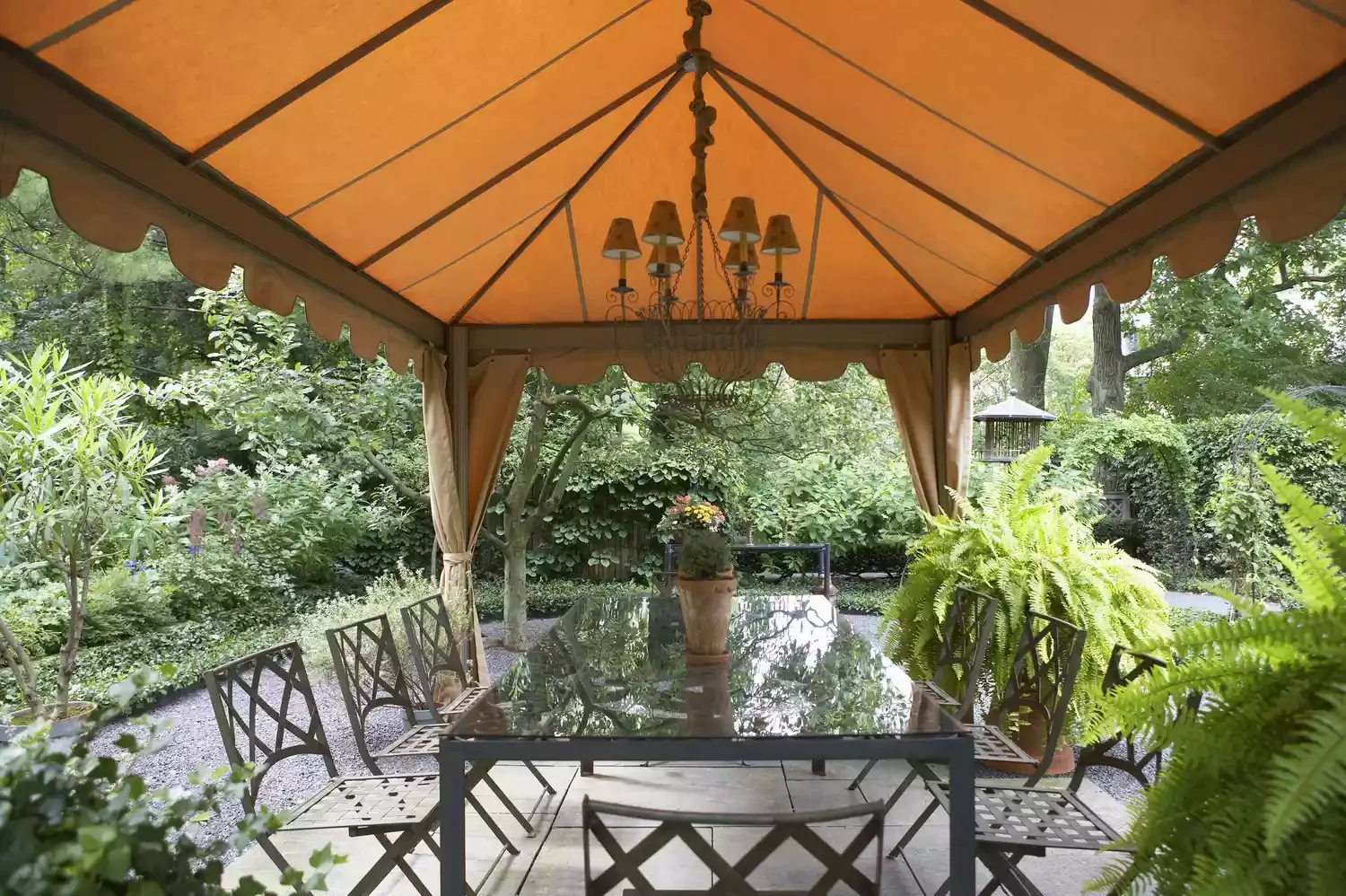 21 Budget Covered Deck Ideas That Transform Your Outdoor Space Colorful Fabric Gazebo