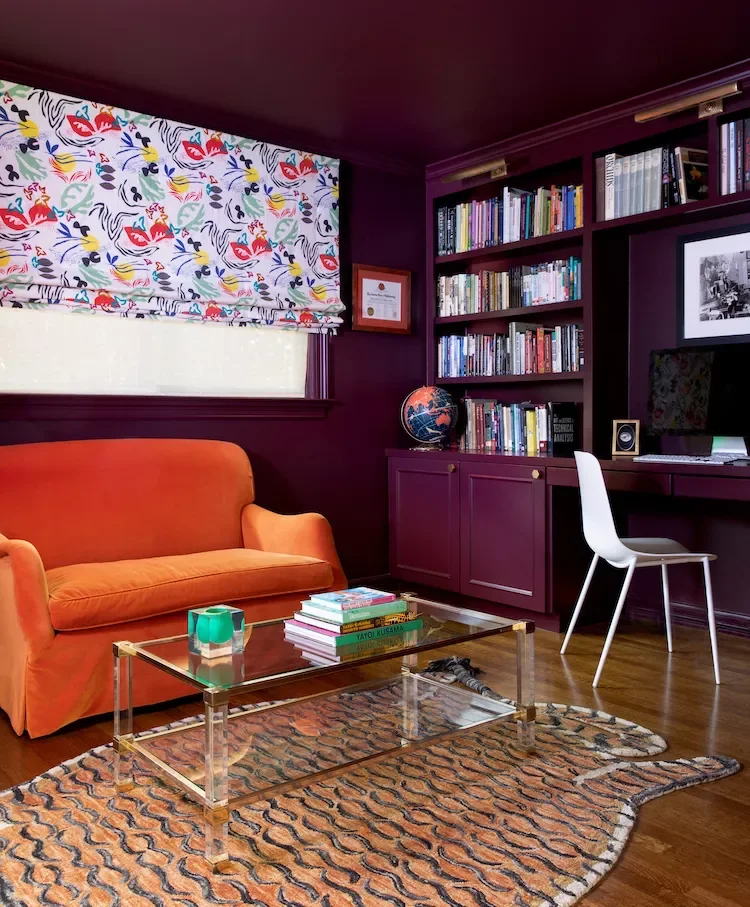44 Inspiring Home Library Ideas to Create Your Perfect Reading Sanctuary 34 Colorful Home Library