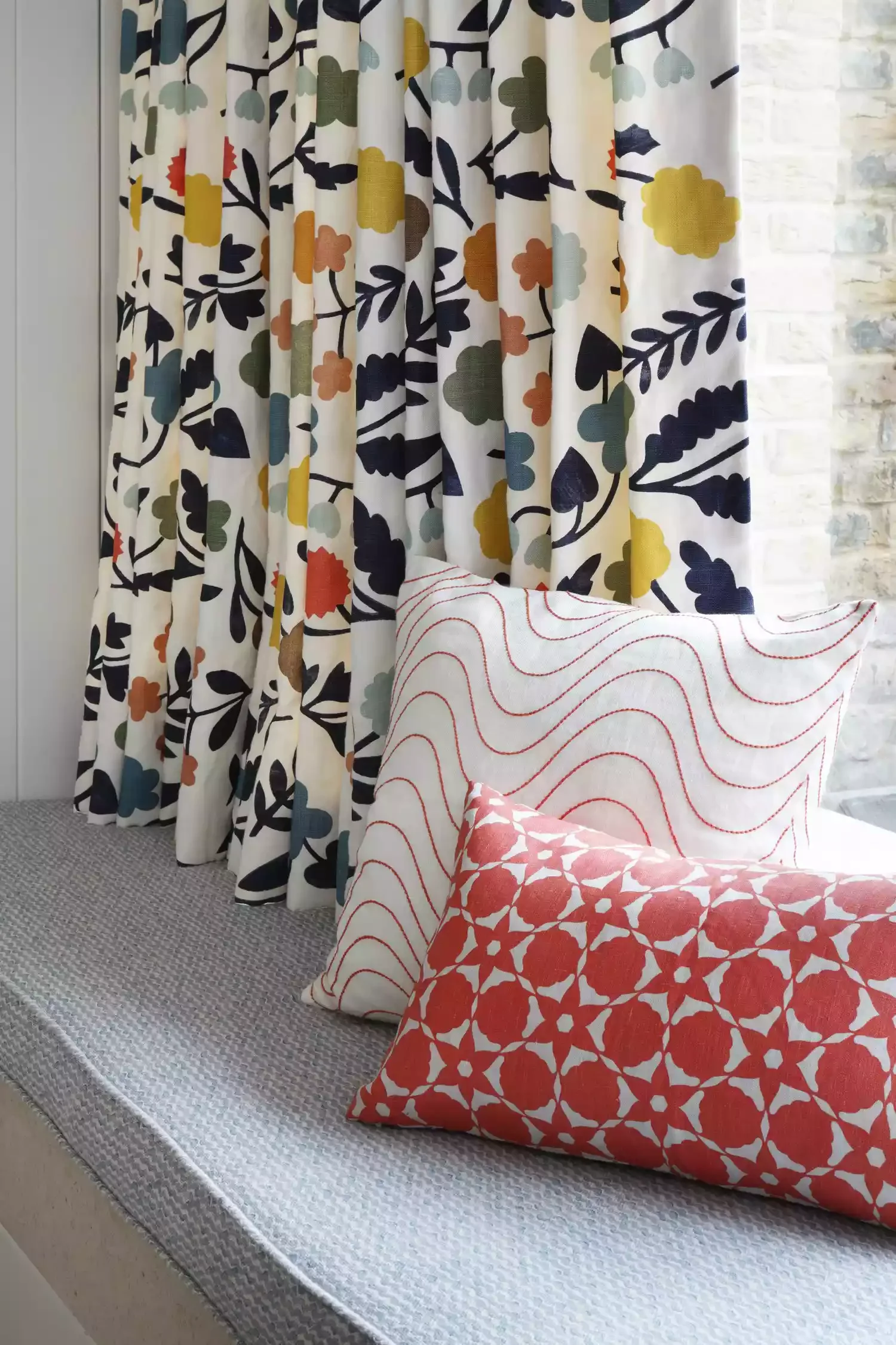52 Stunning Living Room Curtain Ideas That Transform Any Space 25 Colorful Patterned Curtains