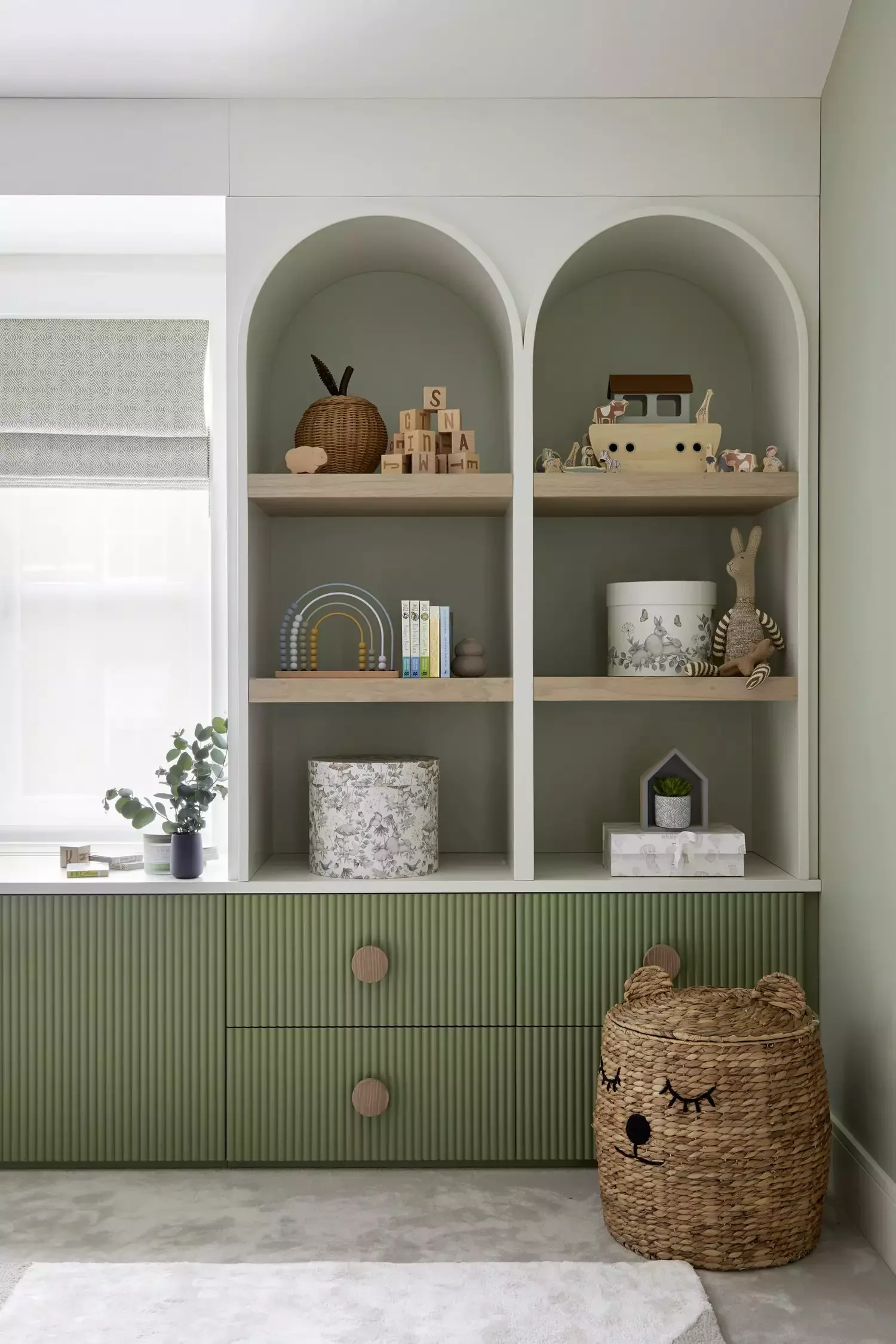 27 Beautiful Sage Green Nursery Ideas to Create Your Baby's Peaceful Haven 24 Combine Two Tones of Sage