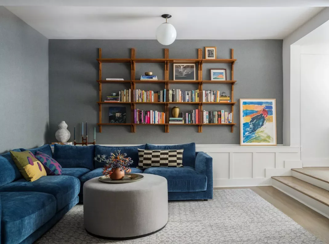 20 Beautiful Living Room Shelving Ideas to Transform Your Space 9 Combine Wall Shelf Units