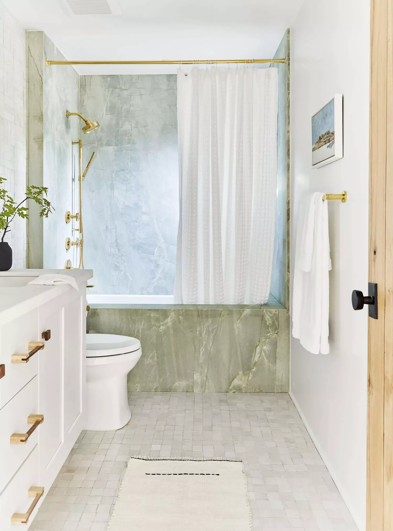 35 Stunning Shower Transformations That Will Elevate Your Bathroom 22 Combine the Shower and Tub