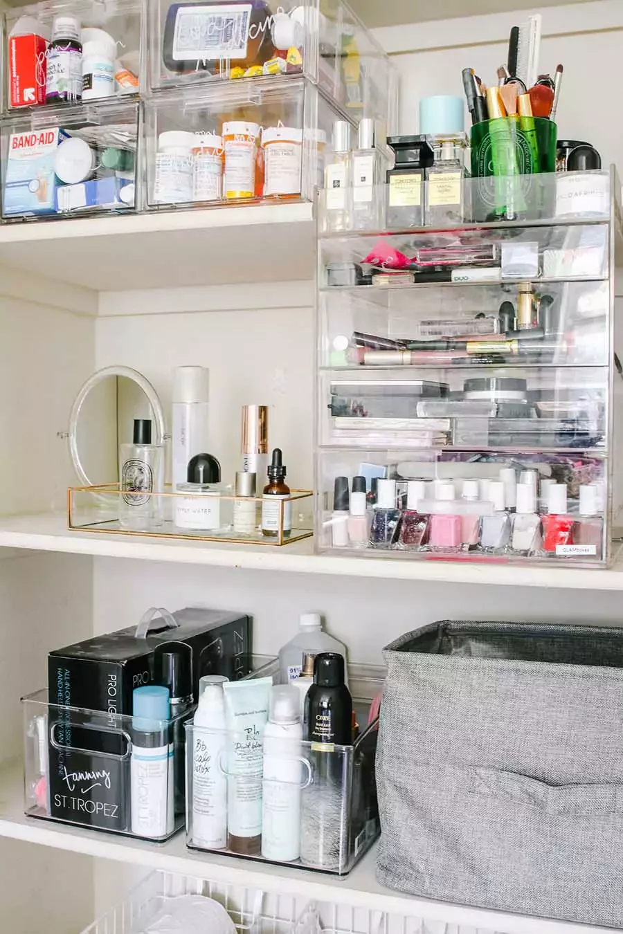 20 Beauty Organization Ideas to Transform Your Vanity Space Commandeer a Closet