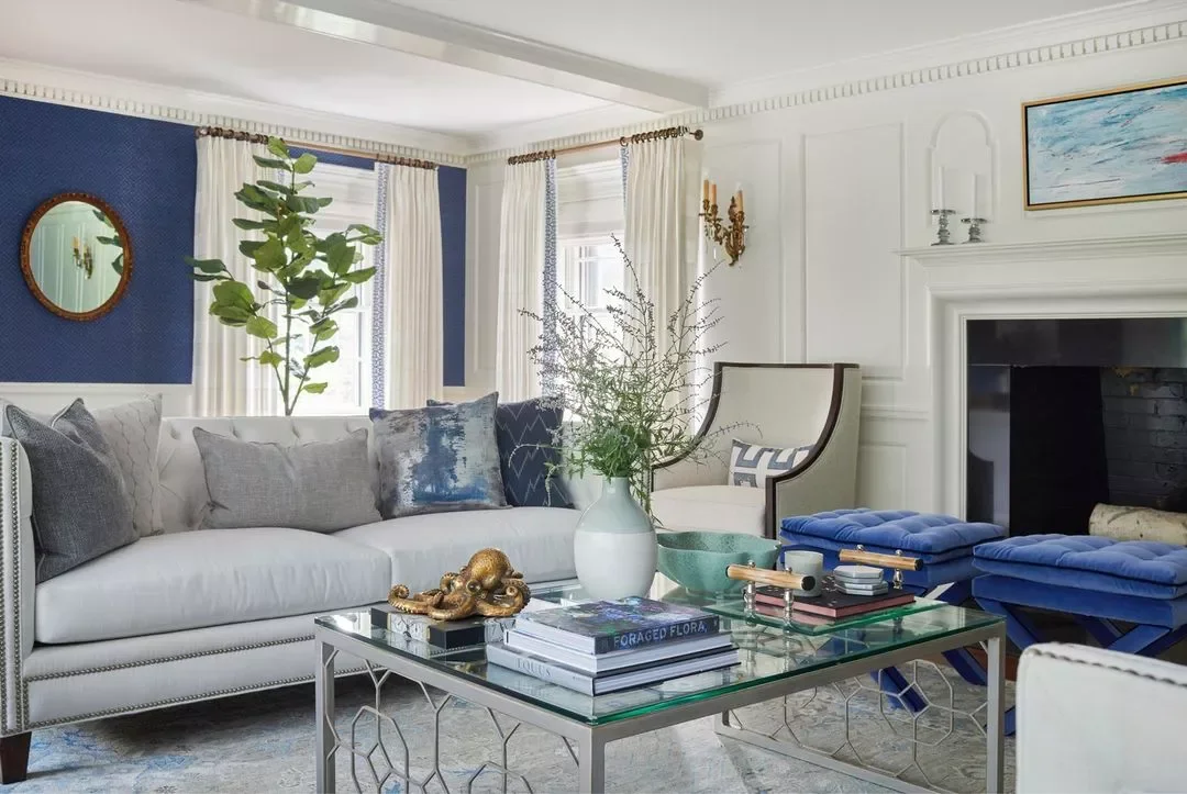23 Stunning Blue and Gray Living Room Design Ideas You'll Love 24 Commit to a Fave Shade