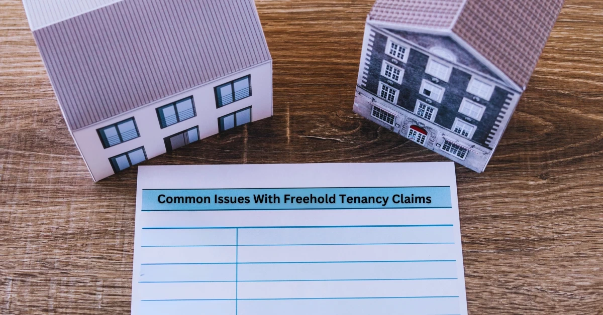 Common Issues With Freehold Tenancy Claims