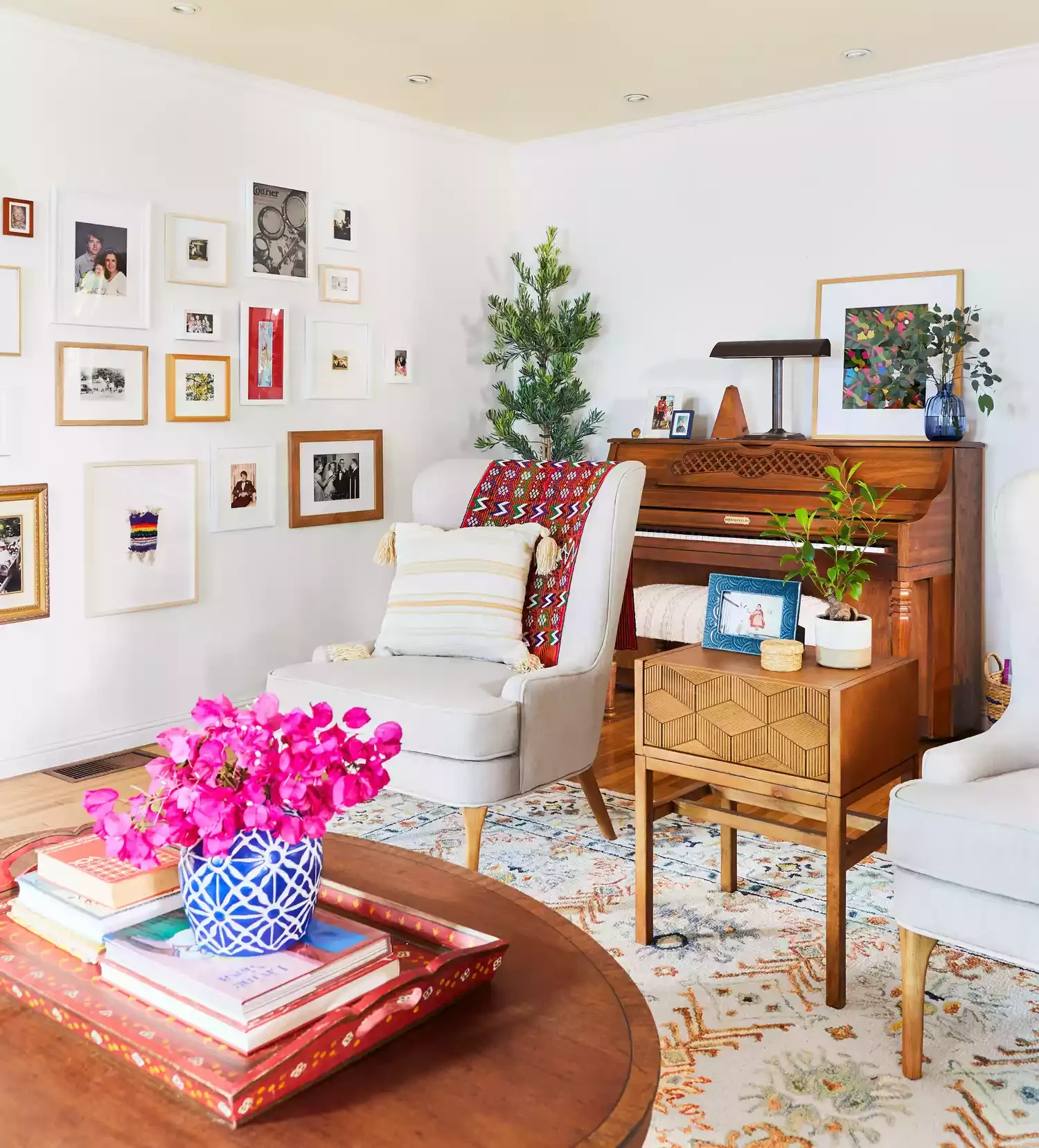 26 Creative Family Photo Wall Ideas That Will Transform Your Home 8 Compose an Eclectic Gallery Wall