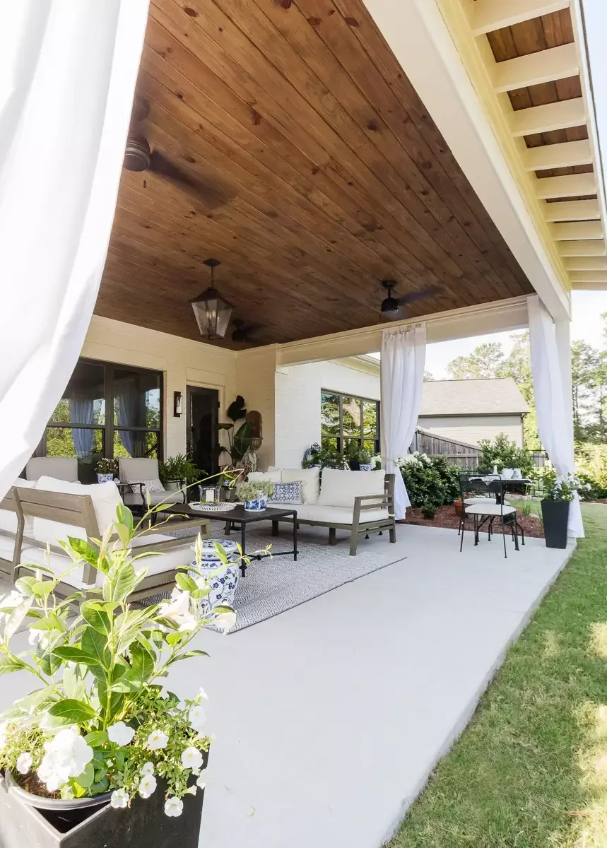 16 Creative Patio Extension Ideas to Maximize Your Outdoor Living Space 10 Concrete Patio Extension