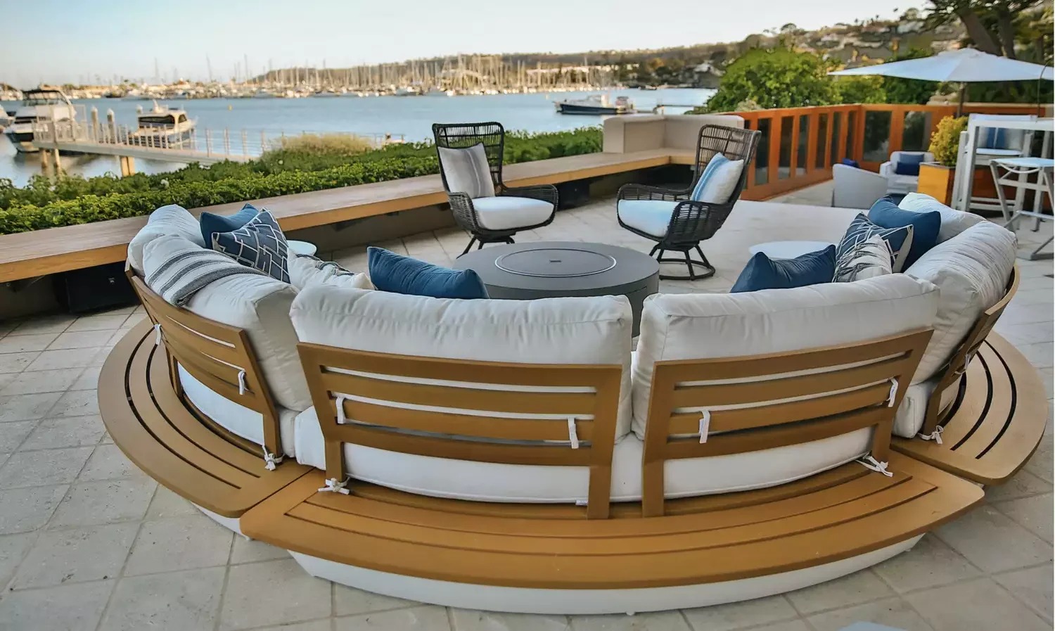 36 Stunning Concrete Patio Designs That Will Transform Your Outdoor Space 13 Concrete Patio With Wood Border