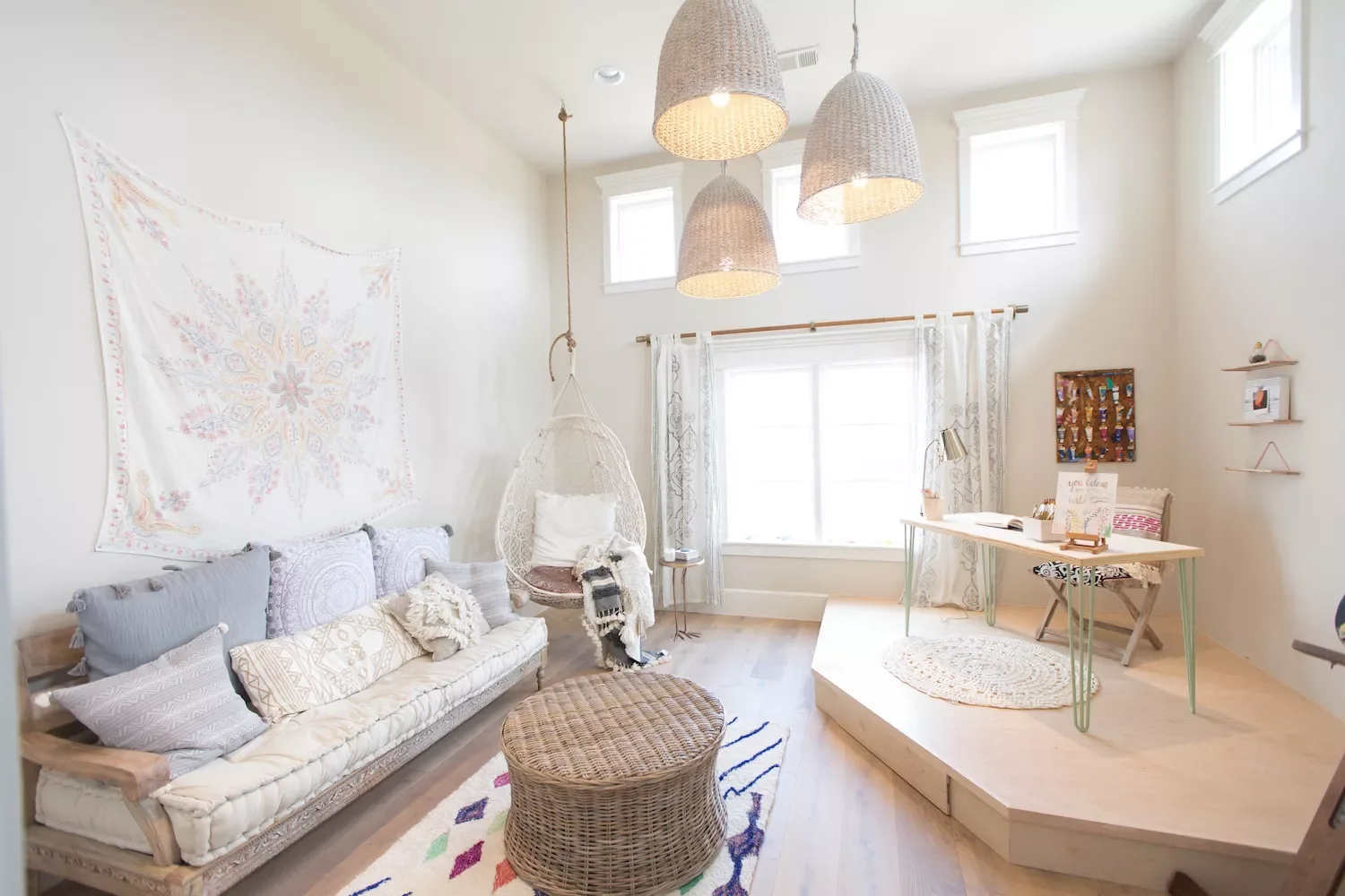 28 Multi-Purpose Office Guest Room Ideas to Create Your Perfect Hybrid Space 9 Consider Desk Layout
