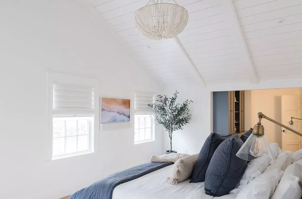 23 Stunning Wood Ceiling Ideas That'll Transform Every Room in Your Home 20 Consider Painting a Wood Ceiling White