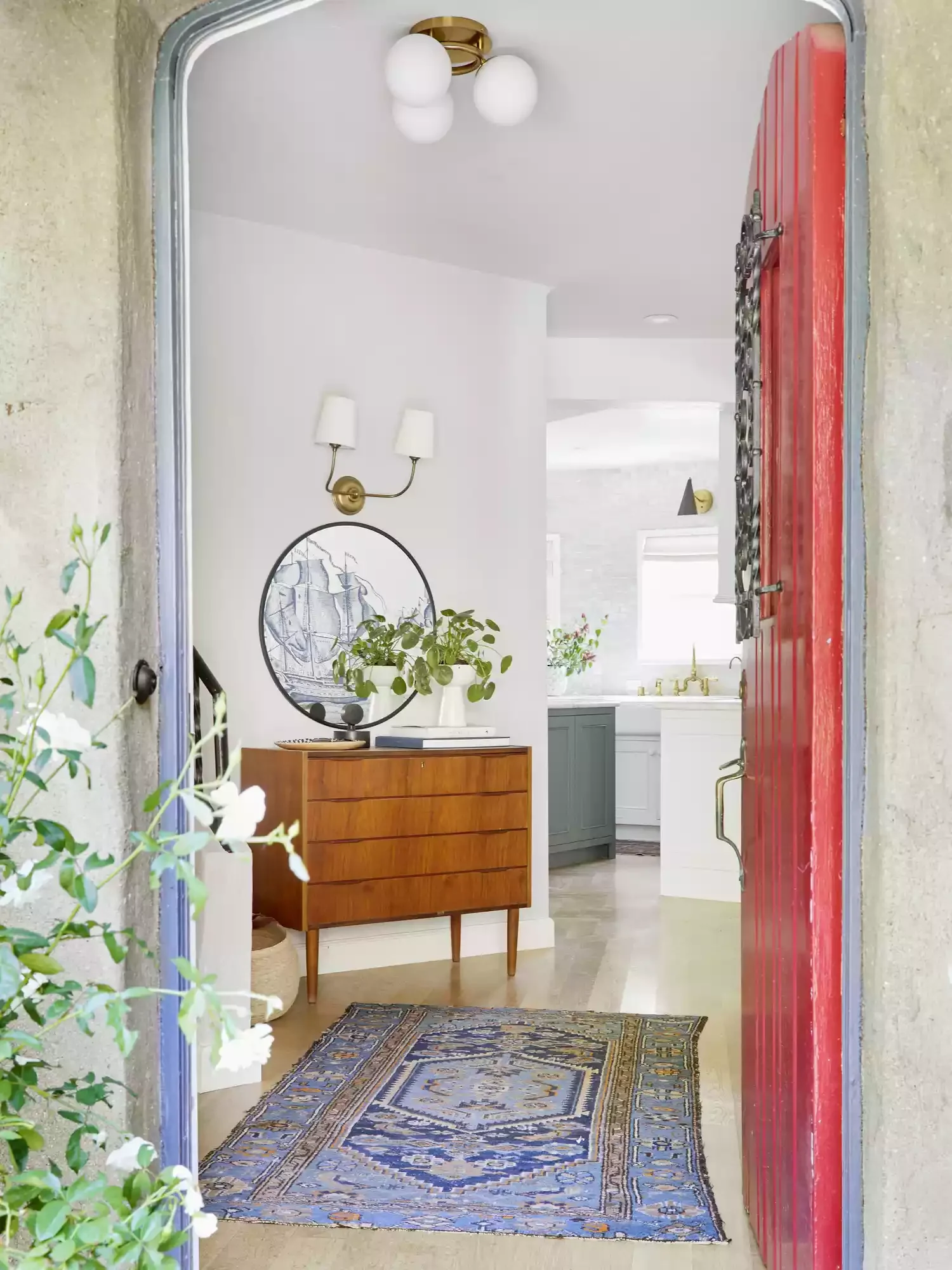 22 Stunning Entryway Wall Ideas That Create an Amazing First Impression 19 Consider Pops of Color
