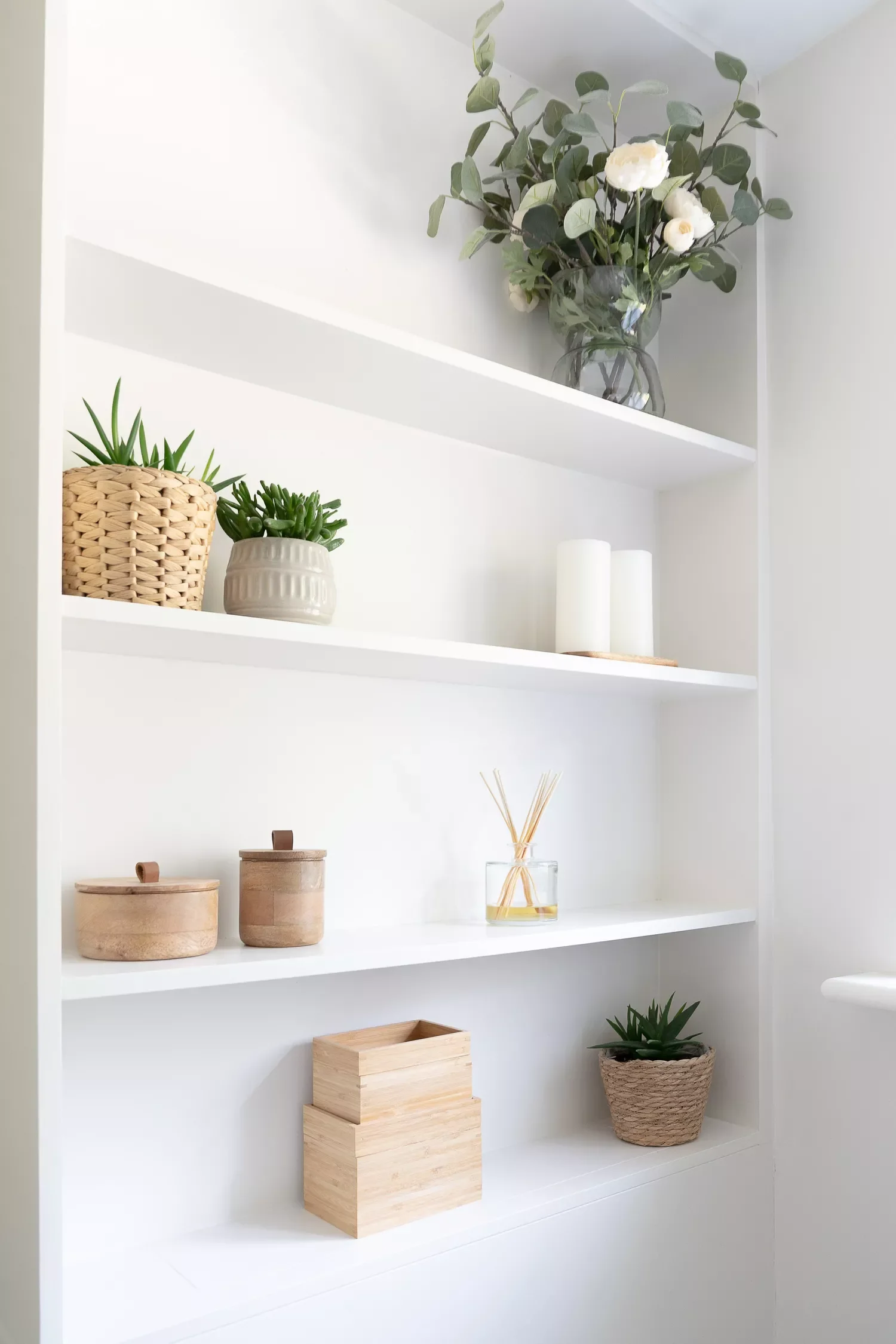 22 Stunning Floor-to-Ceiling Shelf Ideas That Maximize Style and Storage Consider Something Minimal
