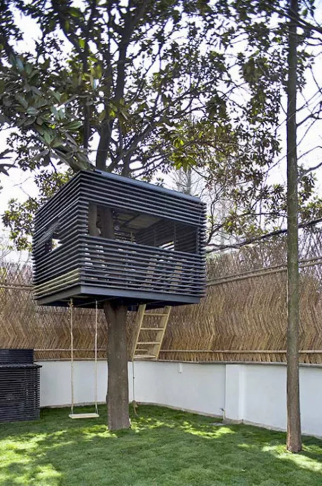 28 Amazing Treehouse Design Ideas That Will Transform Your Backyard 10 Consider a Cube-Shaped Treehouse