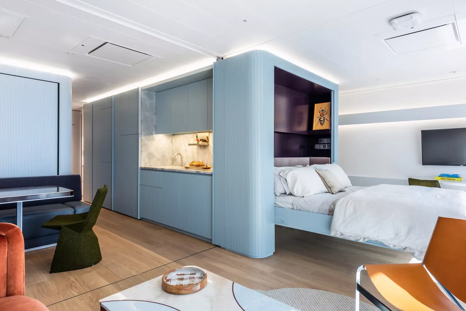 22 Smart Ways to Fit Two Beds in Your Small Bedroom 22 Consider a Murphy Bed
