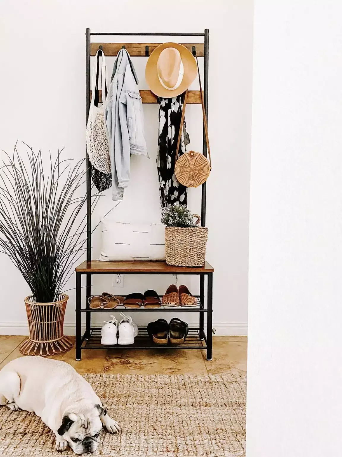 31 Brilliant Small Entryway Ideas That'll Make Your Space Feel Amazing Consolidate Entry Storage