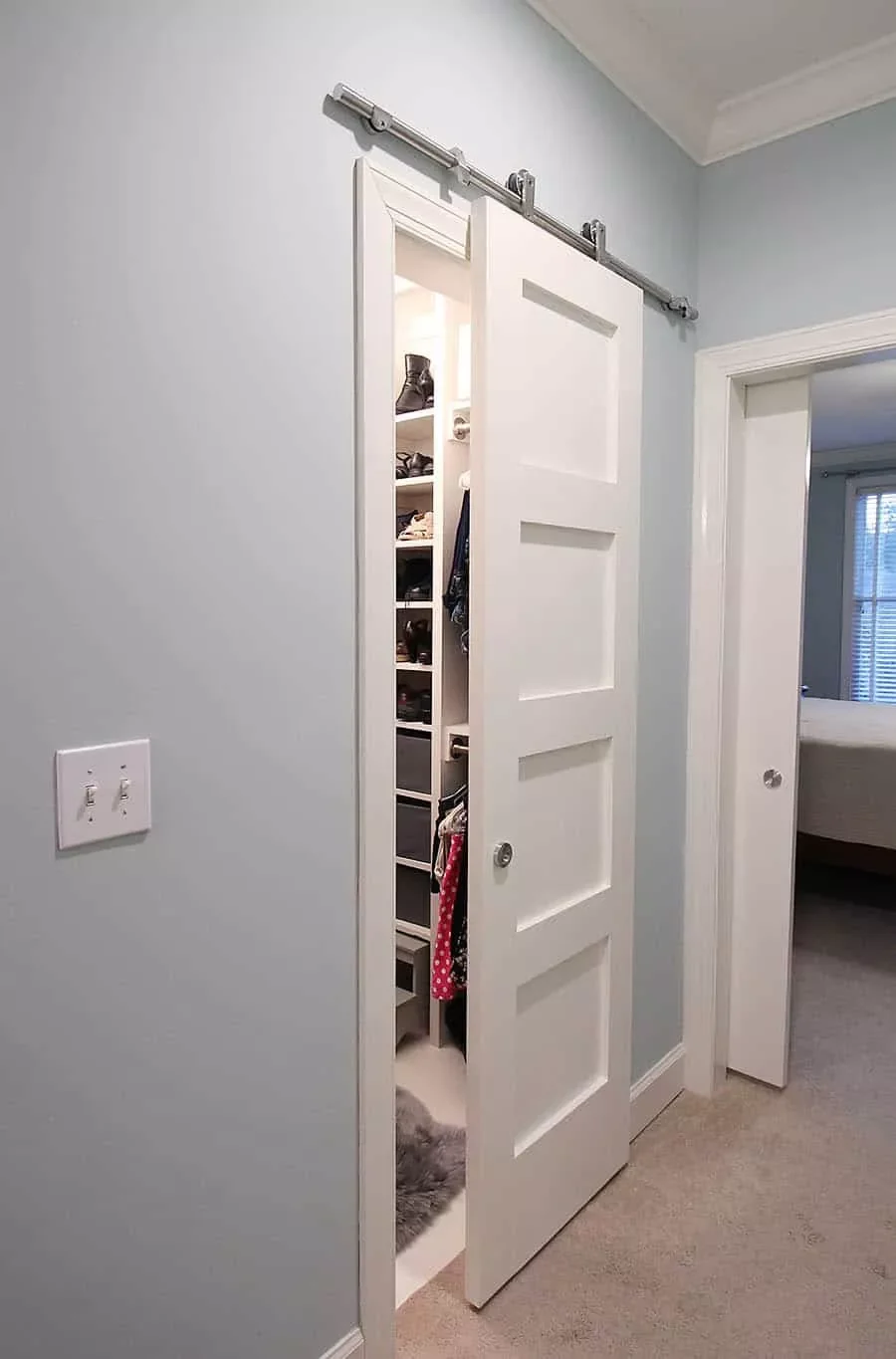 26 Creative DIY Closet Door Makeovers That Transform Your Space 3 Contemporary 4-Panel Barn Door