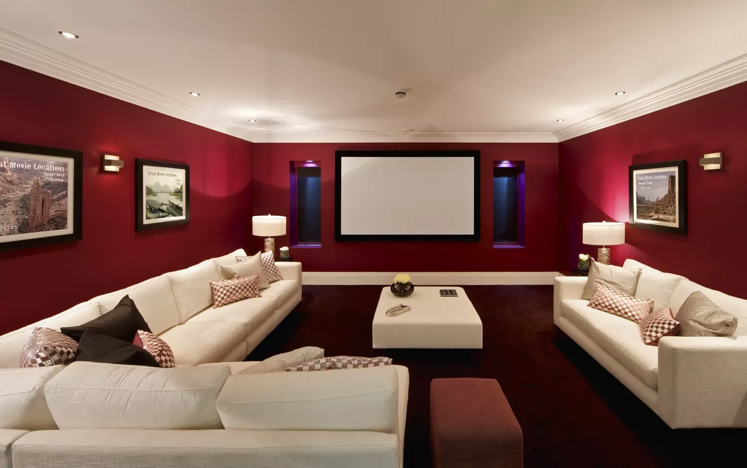 23 Stunning Home Theater Design Ideas to Transform Your Space 24 Contrast Dark and Light