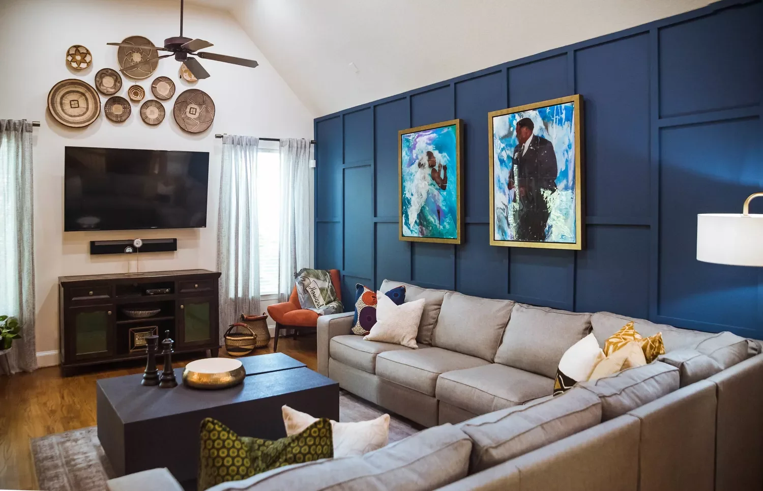 30 Stunning Vaulted Ceiling Ideas to Transform Your Space 26 Contrast With Board and Batten