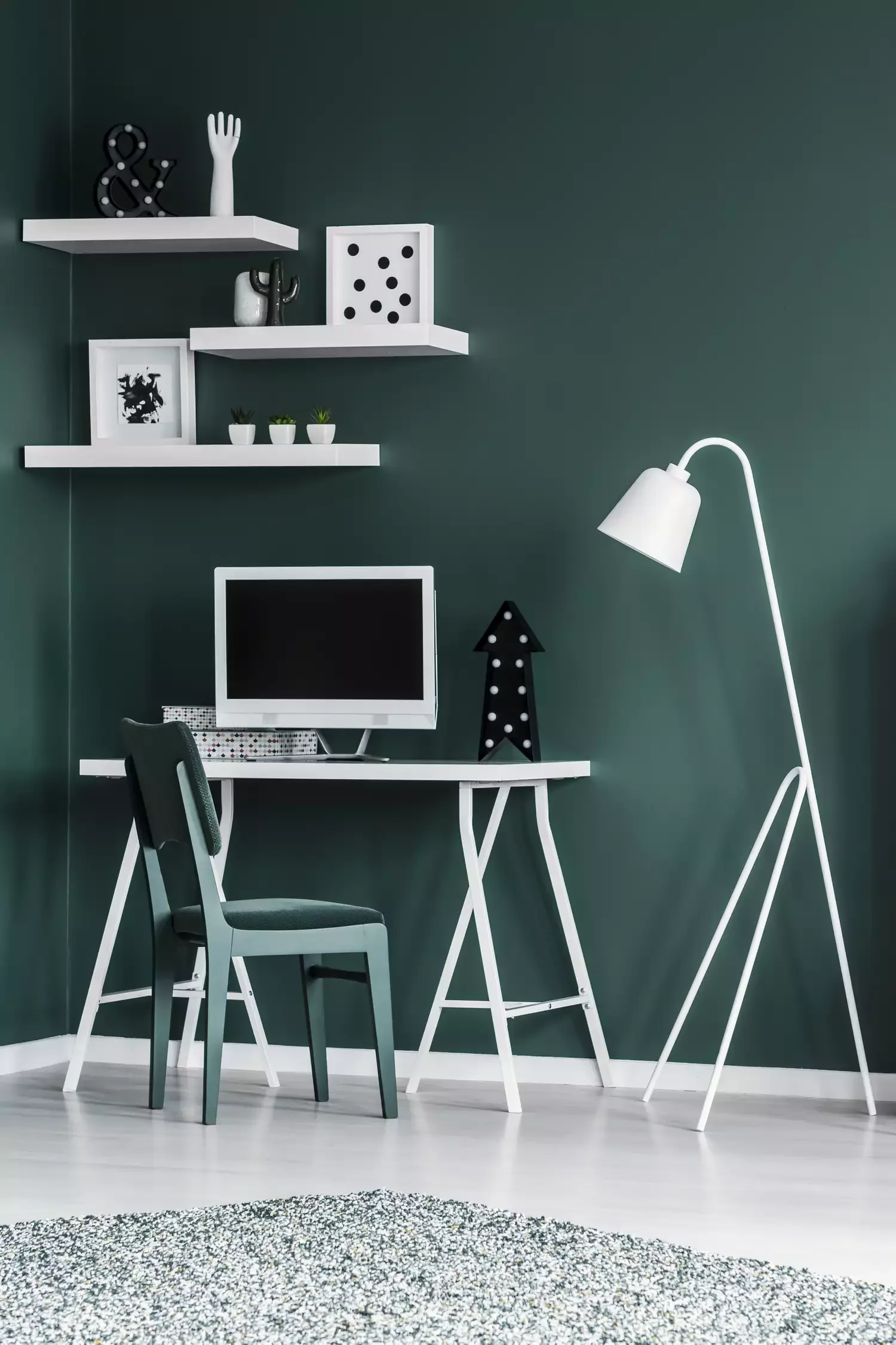 47 Creative Corner Shelf Ideas That'll Transform Your Space Contrasted Corner Shelf