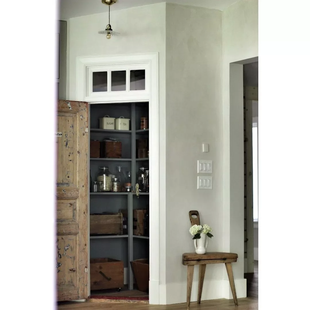 37 Corner Pantry Ideas to Transform Your Kitchen Storage Contrasted Hues