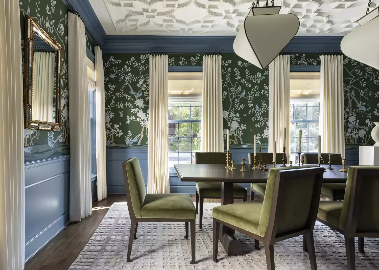 30 Stunning Dining Room Curtain Ideas That Will Transform Your Space Contrasting Curtains