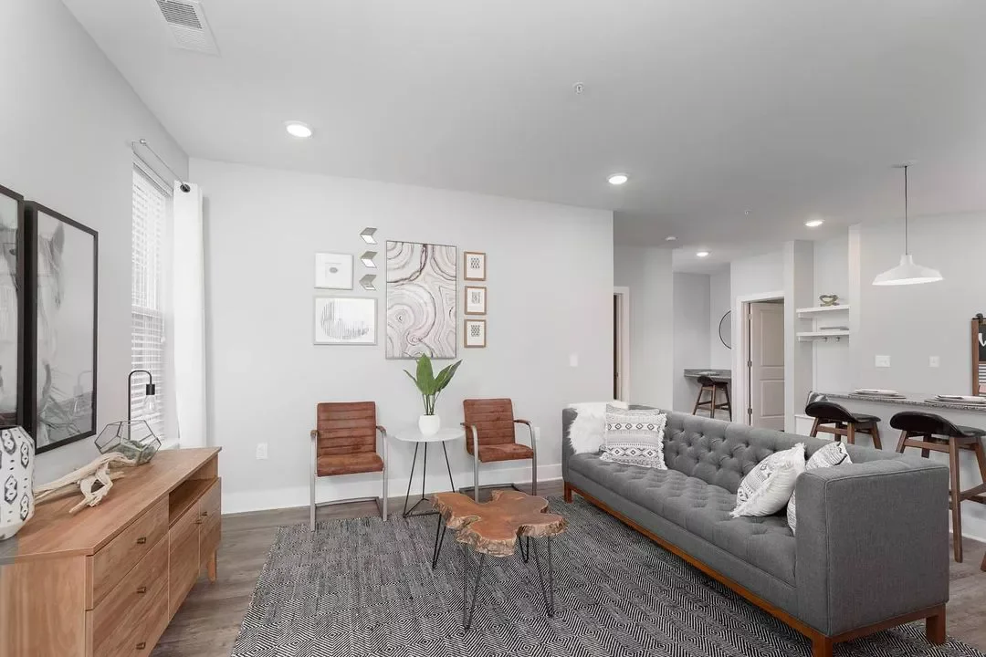 43 Stunning Gray Living Room Ideas That Create the Perfect Serene Haven 3 Cool Gray and Warm Accents