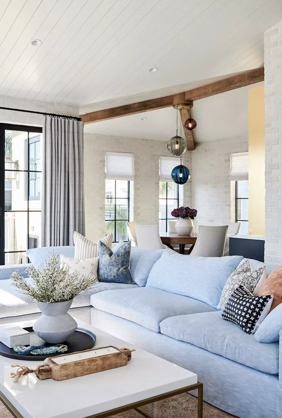 38 Stunning Sofa Ideas That'll Transform Your Living Room Style 6 Cool and Coastal