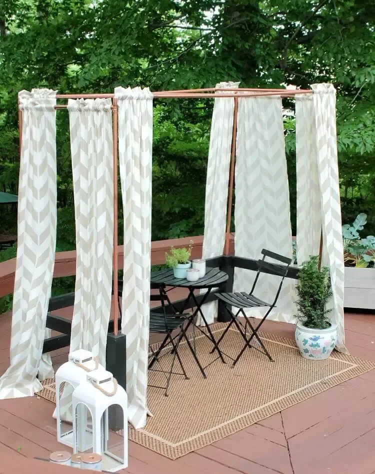 26 Creative DIY Backyard Shade Solutions on a Budget 9 Copper Cabana