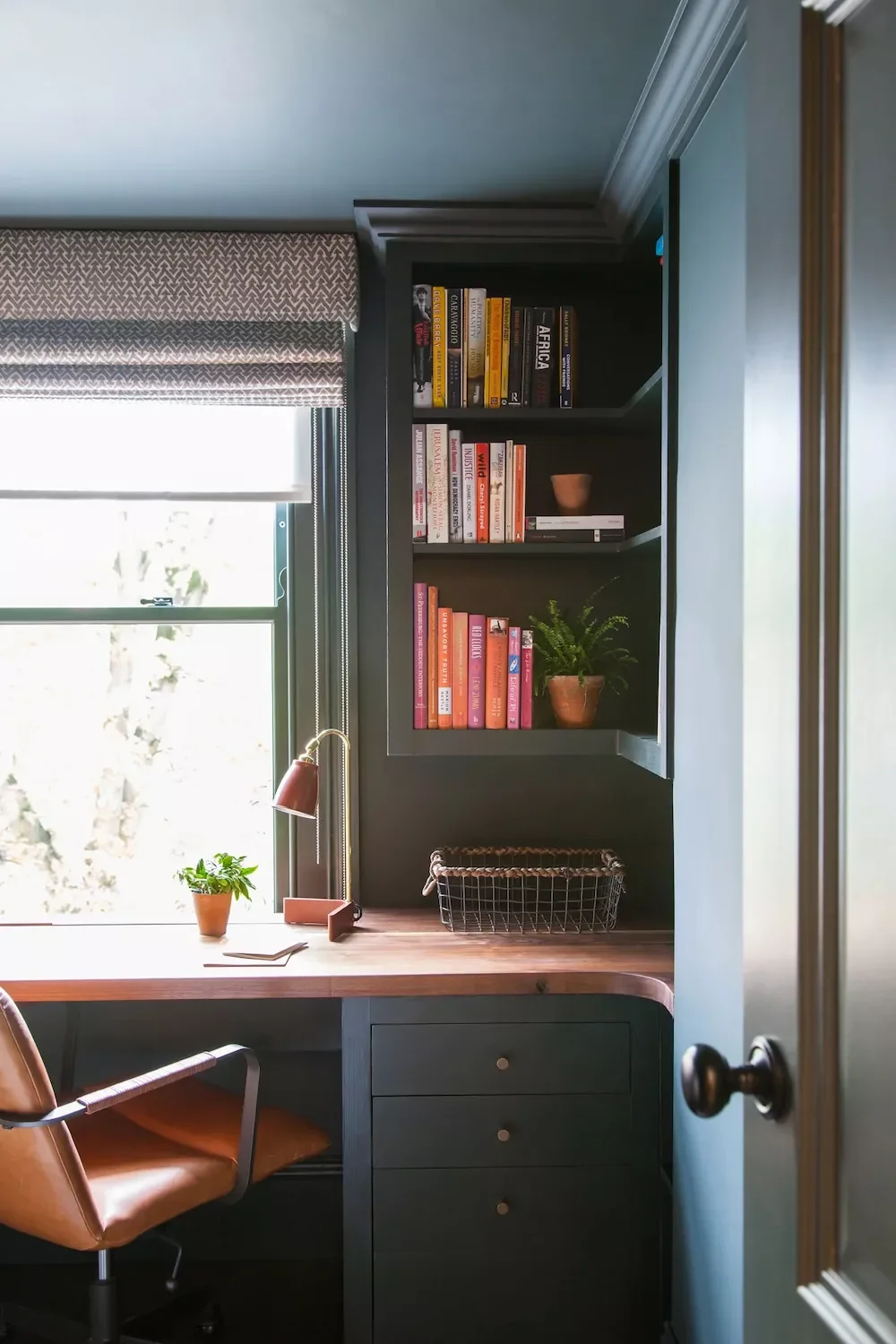 25 Creative Home Office Storage Solutions to Transform Your Workspace Corner Shelf