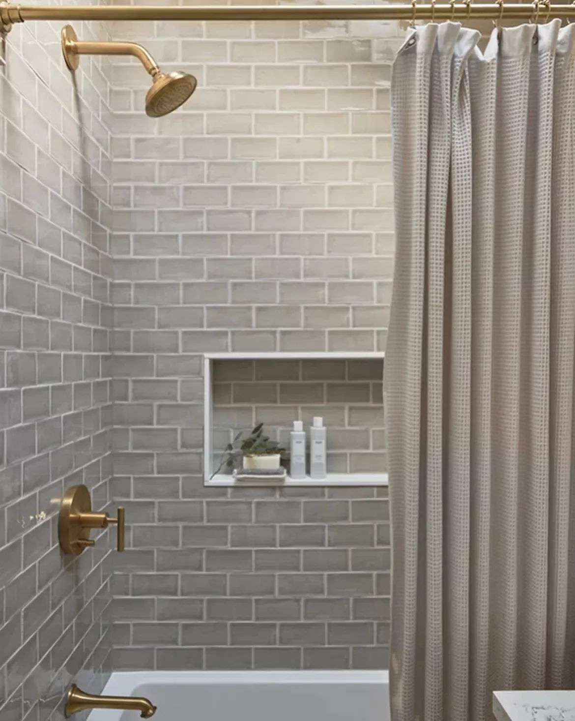 30 Stunning Corner Shower Designs to Elevate Your Bathroom 24 Corner Shower With Toiletry Niche