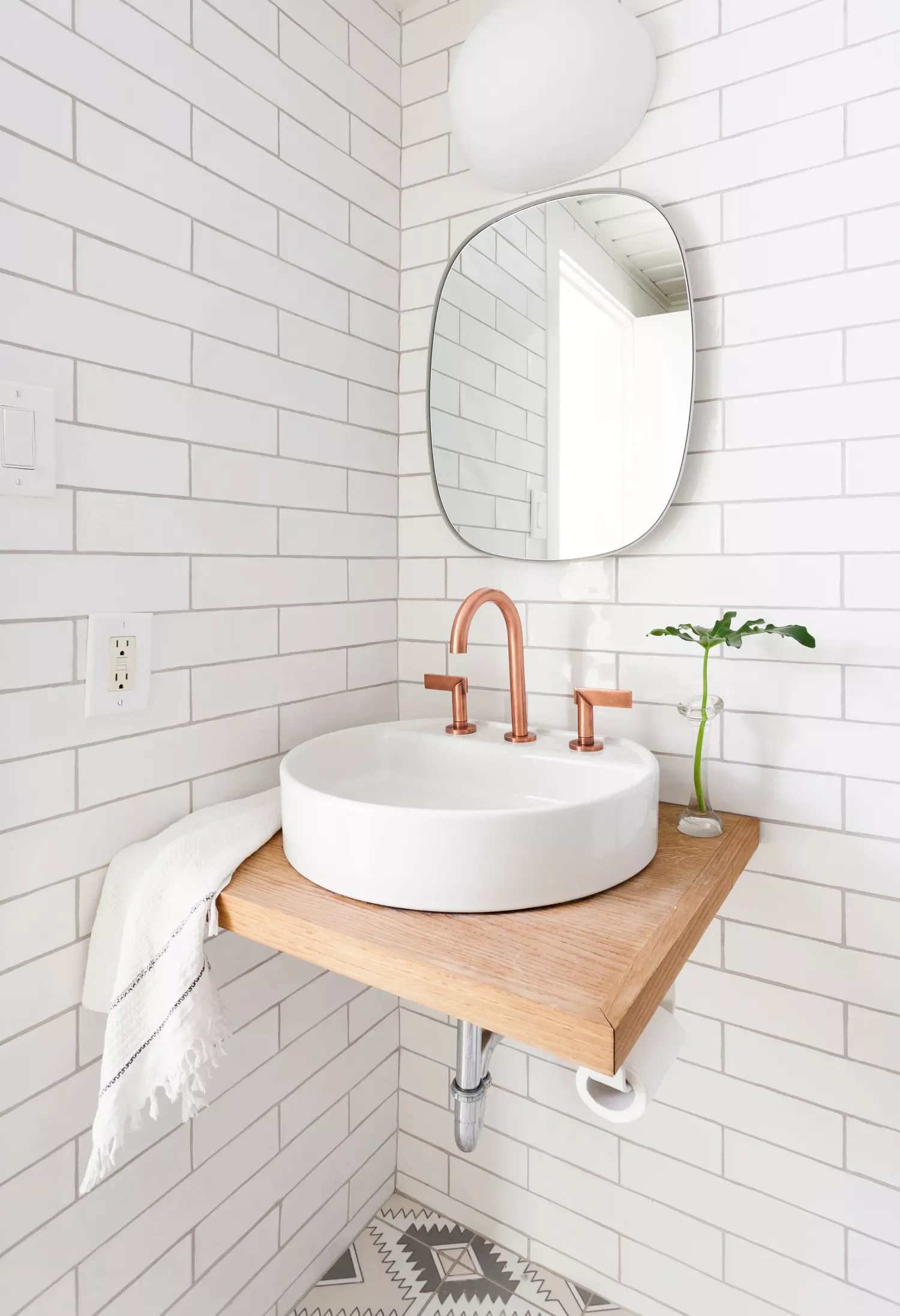 43 Stunning Powder Room Design Ideas to Transform Your Half Bath 31 Corner the Sink
