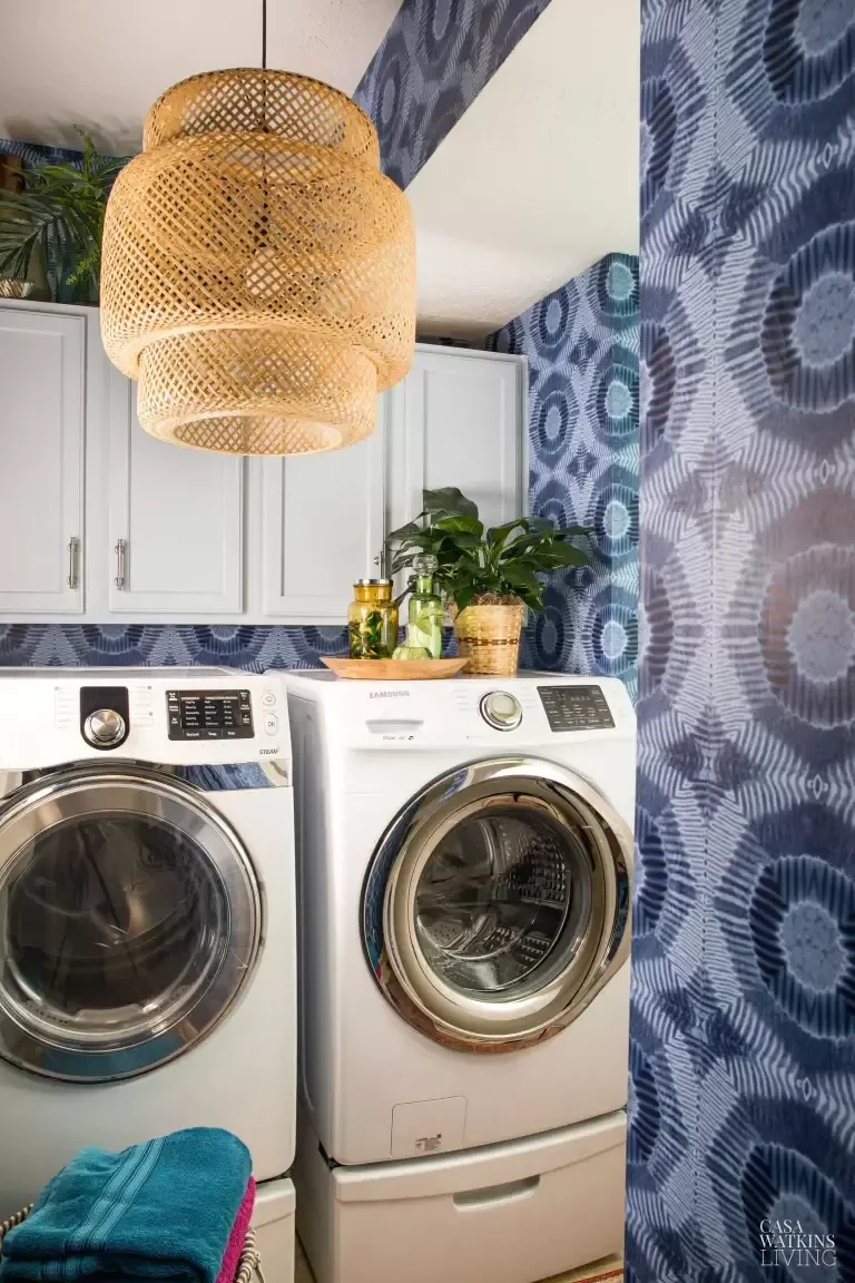 42 Brilliant Laundry Room Organization Solutions to Try This Season Corral Items in a Tray