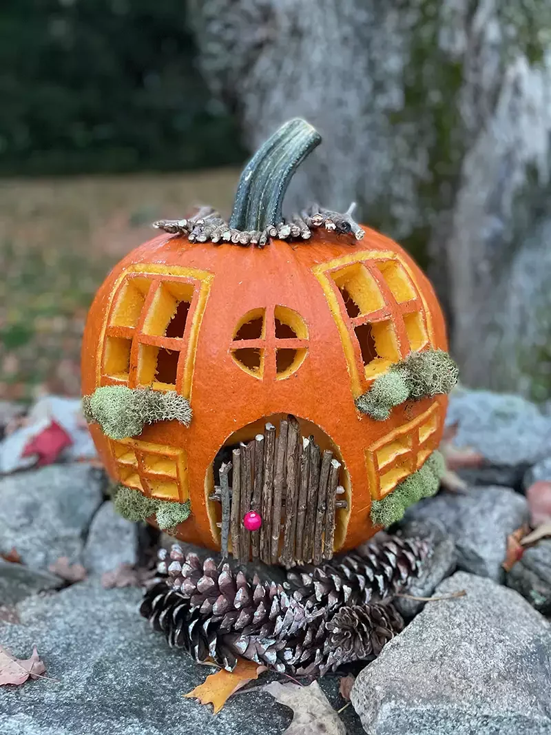 90 Creative Halloween Pumpkin Decorating Ideas to Try This Season 2 Cottage Pumpkin