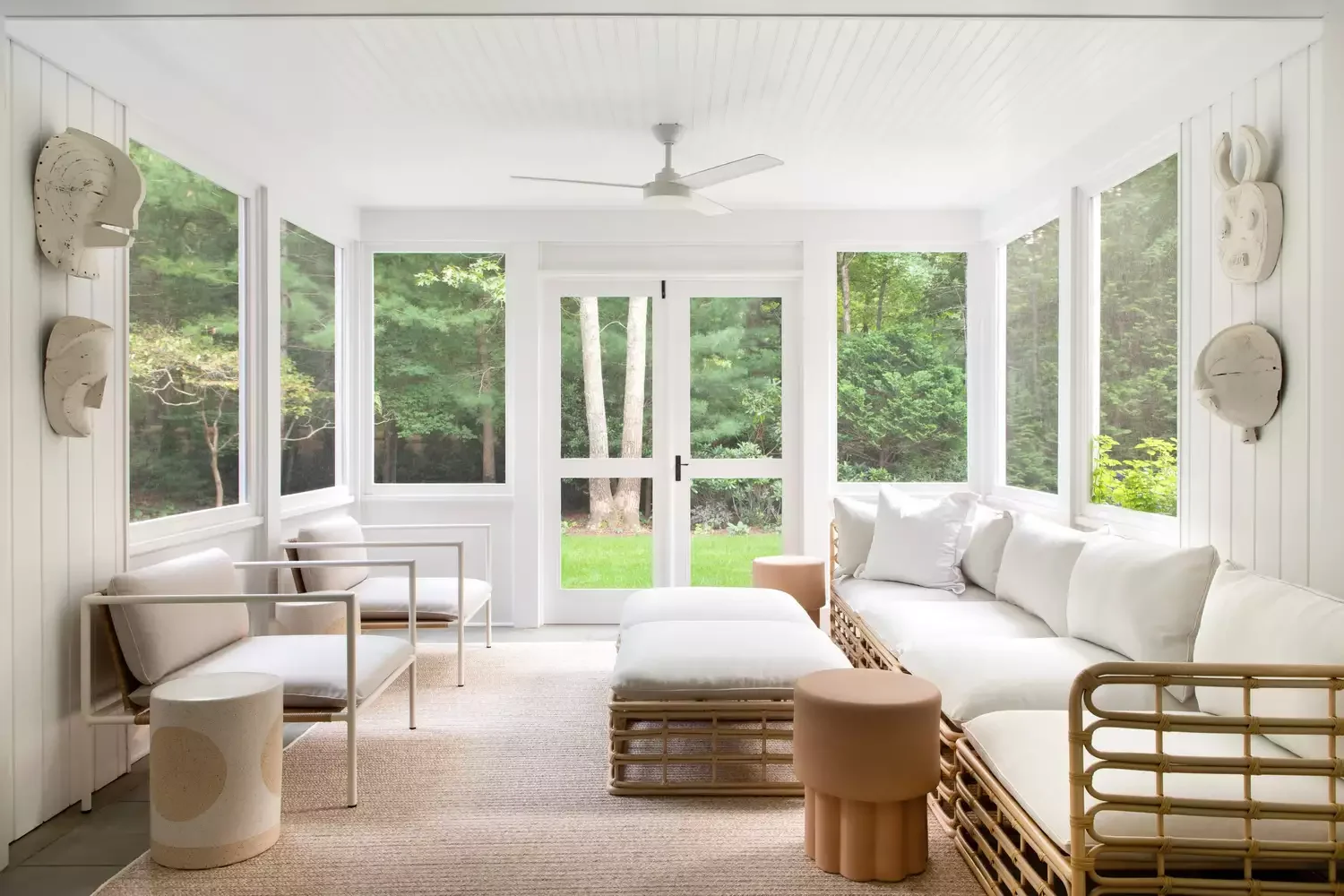 50 Stunning Sunroom Ideas That Transform Your Home Into a Light-Filled Paradise 18 Cover Walls in Shiplap