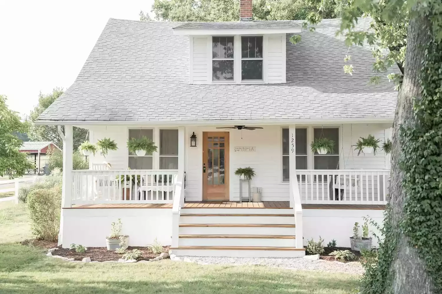 30 Stunning Front Step Ideas That Will Transform Your Home's Curb Appeal 16 Cover With Wooden Treads
