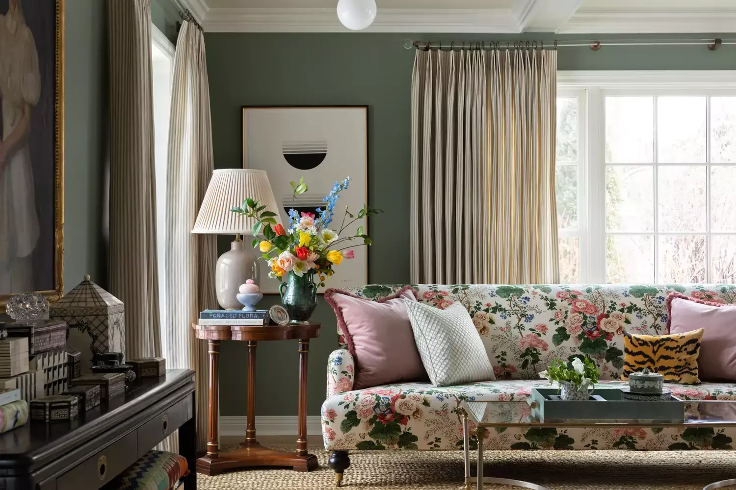 22 Beautiful Ways to Bring Botanical Prints Into Your Home Design 17 Cover a Sofa in Botanicals