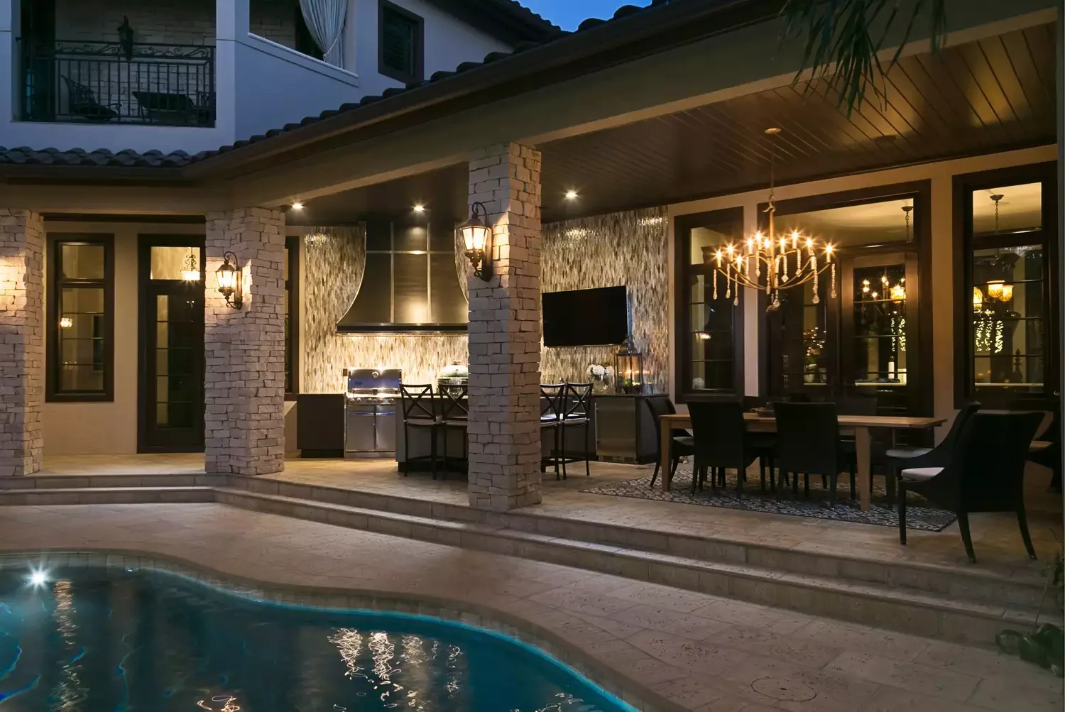26 Stunning Covered Outdoor Kitchen Ideas to Transform Your Backyard Cooking Experience 20 Covered Patio Kitchen