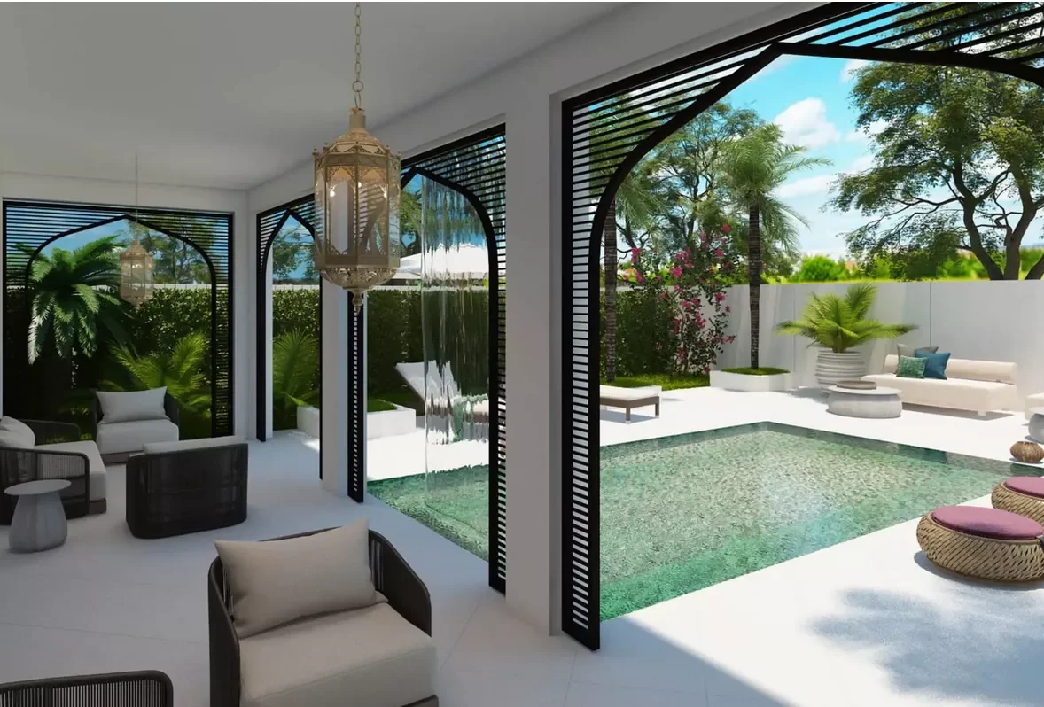 75 Stunning Backyard Pool Ideas That Will Transform Your Outdoor Space 67 Covered Pool Deck