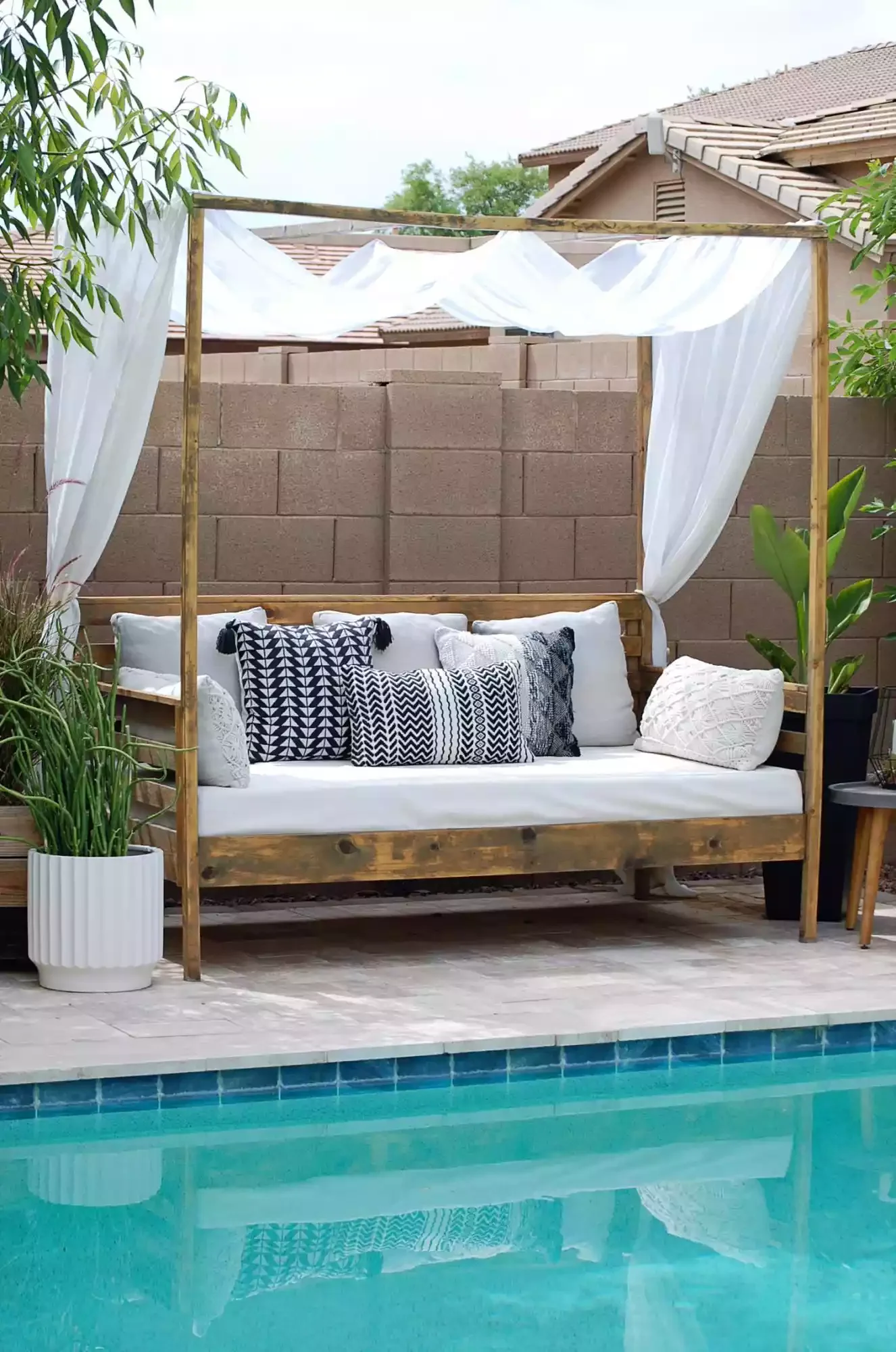 40 Budget-Friendly DIY Backyard Projects to Create Your Dream Outdoor Space Cozy Up on a DIY Daybed